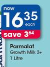 Parmalat Growth Milk 3+-1Litre Each