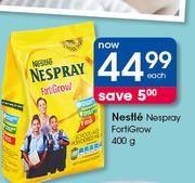 Nestle Nespray Forti Grow-400g Each