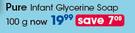 Pure Infant Glycerine Soap-100g Each