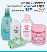 Johnson's Baby Toiletries-Each