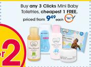 Clicks Mini Baby Toiletries-Each