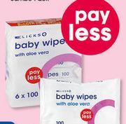 Click Pay Less Baby Wipes-Per Pack