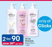 Oh So Heavenly Body Lotions-2X1Litre.