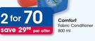 Comfort Fabric Conditioner-2X800ml Per Offer