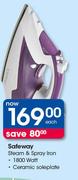 Safeway Steam & Spray Iron-Each 