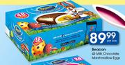 Beacon 48 Milk Chocolate Marshmallow Eggs-Per Box