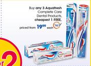 Aquafresh Complete Care Dental Products-Each
