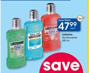 Listerine Mouthwashes-500ml Each