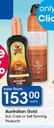 Australian Gold Sun Care Or Self Tanning Products-Each