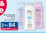 Oh So Heavenly Body Washes(Excl. Collection)-2X720ml
