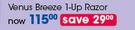 Gillette Venus Breeze 1 Up Razor-Per Pack