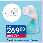 Sorbet Rechargeable Facial Cleanser-Each