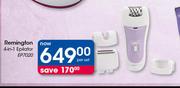 Remington 4-In-1 Epliator EP7020-Per Set