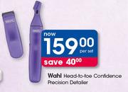 Wahl Head To Toe Confidence Precision Detailer-Per Set