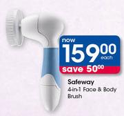 Safeway 4-In-1 Face & Body Brush-Each