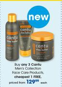 Cantu Men's Collection Face Care Products-Each