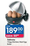 Safeway 7-Egg Stainless Steel Egg Boiler-Each