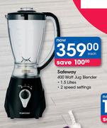Safeway 1.5L 400 Watt Jug Blender-Each
