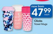 Clicks Travel Mugs-Each