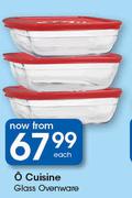 O Cuisine Glass Ovenware-Each