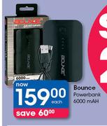 Bounce Powerbank 6000mAh-Each