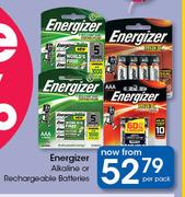 Energizer Alkaline Or Rechargeable Batteries-Per Pack