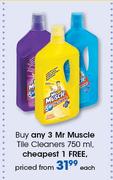 Mr Muscle Tile Cleaners-750ml Each