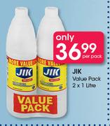 Jik Value Pack-2X1L