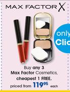 Max factor Cosmetics-Each