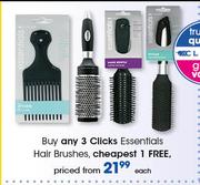 Clicks Essentials Hair Brushes-Each