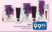 Coty Exclamation Fierce-15ml, 30ml Or 50ml Each