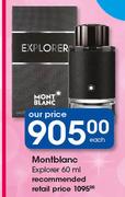 Montblanc Explorer-60ml Each