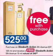 Elizabeth Arden 5th Avenue EDT-125ml & Free Elizabeth Arden 5th Avenue-15ml