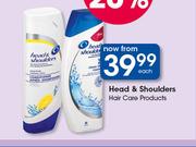Head & Shoulders Hair Care Products-Each