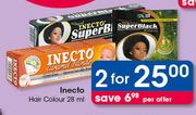 Inecto Hair Colour-2 x 28ml