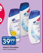 Head & Shoulders Hair Care Products-Each