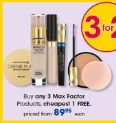 Max Factor Products-Each
