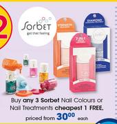 Sorbet Nail Colours Or Nail Treatments-Each