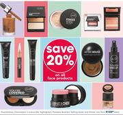 Sorbet Foundations, Concealers, Contour Kits, Highlighters, Powders, Blushes, Setting Spray and Prim