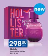 Hollister Festival Nite For Her EDT-30ml Each