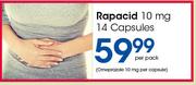 Rapacid 10 mg 14 Capsules-Per Pack