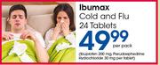 Ibumax Cold & Flu 24 tablets-Per Pack
