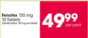 Fenofex 120 mg 10 Tablets-Per Pack