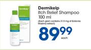 Dermikelp Itch Relief Shampoo-100ml Each