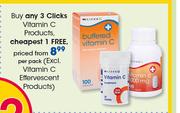 Clicks Vitamin C Products(Excl.Vitamin C Effervescent Products)-Per Pack
