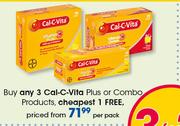 Cal-C-Vita Plus Or Combo Products-Per Pack