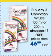 Chocaton Syrups 100ml Or 200ml-Each