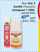 Sunlife Products(Excl. Stix)-Each