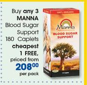 Mana Blood Sugar Support Caplets 180's-Per Pack