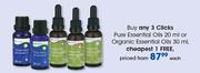 Clicks Pure Essentials Oils 20ml Or Organic Essential Oils 30ml-Each